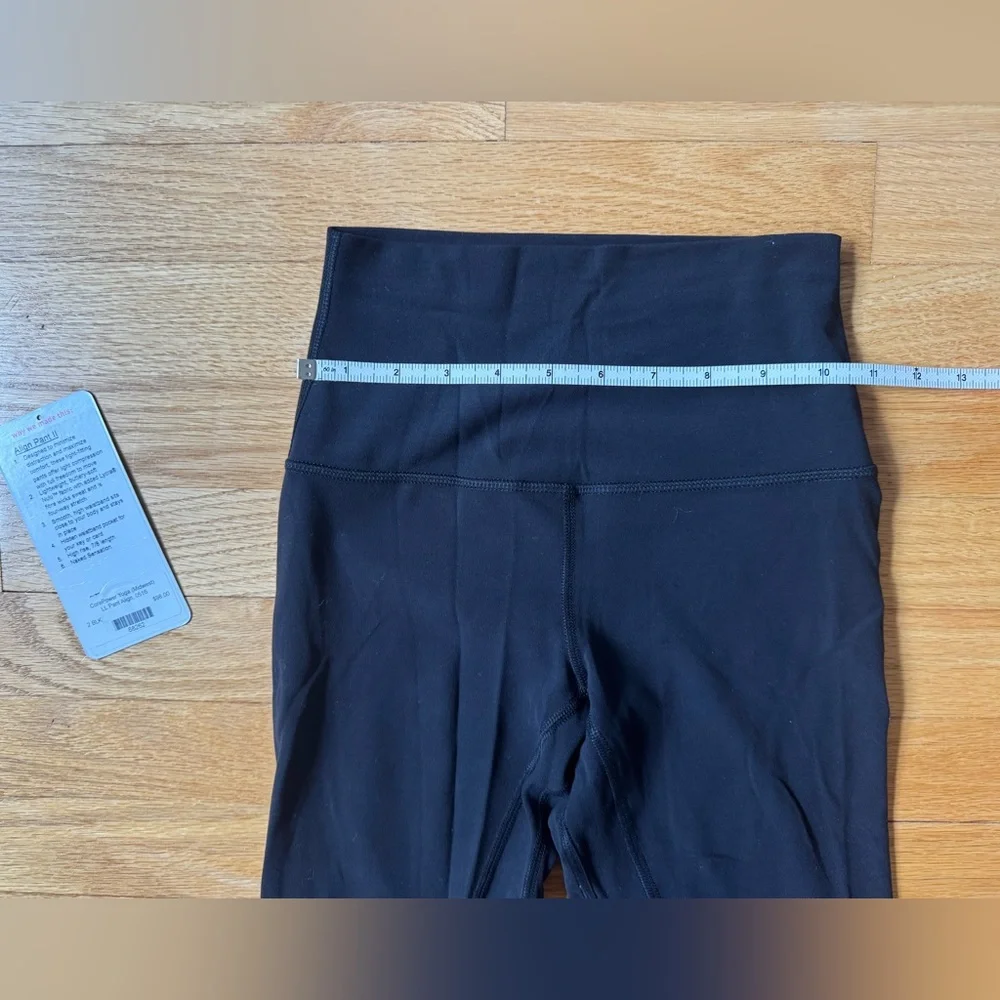 Lululemon Athletica Black Align Pant II- new - size 2- black - Picture 3 of 9